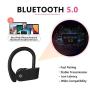 Bluetooth 5.0 Sports HeadphonesIPX7 Waterproof,3D Stereo Headphones in-Ear Ear Buds Built-in Mic,for Earphone Apple Airpods Pro/Android/iPhone/Samsung/Huawei Sport Earbuds