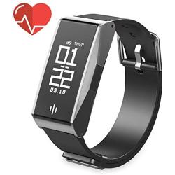 Fitness Tracker with Heart Rate Monitor, Gobuy Mart IP67 Waterproof Fitness Tracker Watch with Blood Pressure Monitor, Smart Bracelet with Sleep Monitor, Calorie Counter, Call Reminding for Smartphone