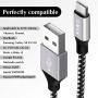 USB C Cable,XIAE 5Pack (3/3/6/6/10FT) Nylon Braided Fast Charging Cable Aluminum Housing Compatible with Samsung Galaxy S10 S9 Note 9 8 S8 Plus,LG V30 V20 G6,Google Pixel,Huawei P30/P20-Black&White