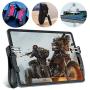 PUBG Mobile Controller for Tablet - Aovon 4 Triggers [6 Finger Operation] Sensitive L1R1 L2R2 Shoot Aim Trigger Gamepad Grip, Support 5.5-12.9 inch iPad & Tablet (Red)