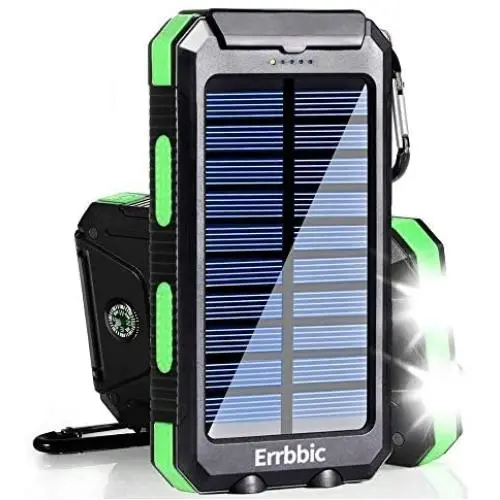 Solar Charger, 20000mAh Solar Power Bank Waterproof Portable Charger External Battery Packs with Dual 2 USB/LED Flashlights Port for iPhone Android Cellphones Solar Charger, 20000mAh Solar Power Bank Waterproof Portable Charger External Battery Packs with Dual 2 USB/LED Flashlights Port for iPhone Android Cellphones