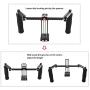 CAMVATE Monitor Cage with Adjustable Handles for 5 inch and 7 inch LCD Monitors