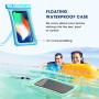 Mpow 084 Waterproof Phone Pouch Floating, IPX8 Universal Waterproof Case Underwater Dry Bag Compatible iPhone 11 Pro Max/XS Max/XR/X/8P/7P Galaxy S10/S9 Note 10/9 Google Pixel Up To 6.5" (Blue+Green)