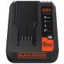 BLACK+DECKER 20V MAX Lithium Battery Charger, 2 Amp (BDCAC202B)