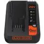 BLACK+DECKER 20V MAX Lithium Battery Charger, 2 Amp (BDCAC202B)