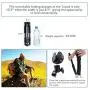 Moman Camera Tripod Monopod Alpenstock with Ball Head, Aluminum Alloy Foldable Axis Inversion Design, Weight Capacity of 33 Lb Moman Camera Tripod Monopod Alpenstock with Ball Head, Aluminum Alloy Foldable Axis Inversion Design, Weight Capacity of 33 Lb