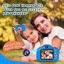 Seckton Upgrade Kids Selfie Camera, Best Birthday Gifts for Boys Age 3-9, HD Digital Video Cameras for Toddler, Portable Toy for 3 4 5 6 7 8 Year Old Boy with 32GB SD Card-Orange