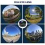 SHUTTERMOON Upgraded Phone Camera Lens Kit for iPhone Xs/R/X/8/7/6s/Smartphones/Pixel/Samsung/Android Phones Camera. 2xTele Lens Zoom Lens+Fisheye Lens+Super Wide Angle Lens & Macro Lens+CPL (5 in 1)