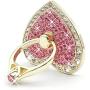 IYOYI Romantic Heart Crystal Cell Phone Ring Holder Stand 360 Rotating Finger Ring Kickstand Phone Grip for iPhone, Samsung & More