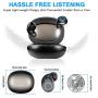 Wireless Earbuds, Motast True Wireless Headphones with Built in Mic, IP7 Waterproof Bluetooth 5.0 Headset with Charging Case, Premium Sound with Deep Bass, Touch Control & Intelligence LED Display