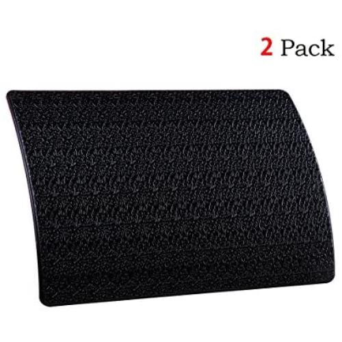 (Pack of 2) Extra Thick Sticky Anti-Slip Gel Pad, Mini-Factory Premium Universal Non-Slip Dashboard Mat for Cell Phones, Sunglasses, Keys, Coins and More - Black (Medium Size: 6.5" X 4.5")