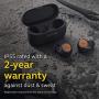 Jabra Elite Active 75t True Wireless Bluetooth Earbuds, Copper Black – Wireless Earbuds for Running and Sport, Charging Case Included, 4th Generation, 28 Hour Battery, Sport Earbuds