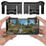PUBG Mobile Game Controller, YSSHUI Joystick Smart Phone Tablet Gaming Trigger [Upgrade Version] for PUBG/Fortnite/Rules of Survival, Cell Phone Gaming Joysticks for Android iOS(1 Pair)-Black