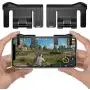 PUBG Mobile Game Controller, YSSHUI Joystick Smart Phone Tablet Gaming Trigger [Upgrade Version] for PUBG/Fortnite/Rules of Survival, Cell Phone Gaming Joysticks for Android iOS(1 Pair)-Black