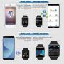 Smart Watch,Unlocked Touchscreen Smartwatch Compatible with Android/Bluetooth/iOS (Partial Functions) Call and Text Camera Notification Music Player Wrist Watch for Women Men(Black)