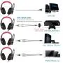 AMA(TM) Game LED Headphone,Foldable with Mic 3.5mm Stereo Sound Wired Gaming USB Headset for Ps4, Cell Phone, PC, TV Portable AMA(TM) Game LED Headphone,Foldable with Mic 3.5mm Stereo Sound Wired Gaming USB Headset for Ps4, Cell Phone, PC, TV Portable