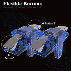 S-Kogl Triggers PUBG Mobil Controller Gamepad for iPhone/Android Compatible with All Models Storage Case 2 Pcs L1+R1 X7