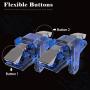 S-Kogl Triggers PUBG Mobil Controller Gamepad for iPhone/Android Compatible with All Models Storage Case 2 Pcs L1+R1 X7