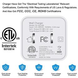 iPhone Charger, KOZOPO Lightning Cable 6FT(2-Pack) Fast Charging Data Sync Transfer Cord with 2 Port USB Plug Wall Charger Travel Adapter Compatible with iPhone 11 Pro Max XS XR X 8 7 Plus 6S 6 iPad