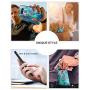 BENTOBEN LG K51 Phone Case, LG Reflect Case, LG Q51 Case, Slim Fit Glow in The Dark Shockproof Protective Hybrid Hard PC Soft TPU Bumper Cover Phone Cases for LG K51 / LG Q51, Mandala in Galaxy