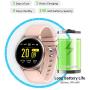 RUNDOING Smart Watch for Android Phones, 1.3 Inch Color Screen Fitness Tracker Activity Tracker, Heart Rate Monitor Fitness Watch,Compatible with iOS and Android
