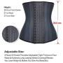 YIANNA Womens Underbust Latex Sport Girdle Waist Trainer Corsets Hourglass Body Shaper