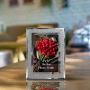 Calenzana 4x6 Picture Frames Sparkle Glass Photo Frame Set for Tabletop, 2 Pack