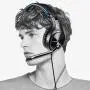 LETTON Stereo Gaming Headset for Xbox One, PS4, PC, Over Ear Headphones with Noise Cancelling Mic, Volume Controller, Bass Surround, Soft Memory Earmuffs for Computer Laptop Mac