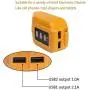USB Power Source DCB090 for DEWALT 14.4V 18V/20V Max Li-ion Battery Charging Adapter for Mobile Phone Speaker Power Supply LPD USB Power Source DCB090 for DEWALT 14.4V 18V/20V Max Li-ion Battery Charging Adapter for Mobile Phone Speaker Power Supply LPD
