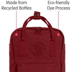 Fjallraven, Kanken, Re-Kanken Mini Recycled Backpack for Everyday Use, Heritage and Responsibility Since 1960