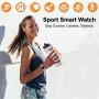 Yocuby V2 Smart Watch for Women, Fitness Tracker Compatible with iOS Android Phone, Sport Activity Tracker with Sleep/Heart Rate Monitor/Find My Phone/Physiological Reminder (Silver)