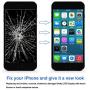 Nroech LCD Screen Replacement for iPhone 6 (Black) with Home Button, Full Assembly with Front Camera, Ear Speaker and Light/Proximity Sensor, Repair Tools and Free Screen Protector Included.