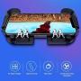 H9 Game Controller with Fan Six Finger Joystick Gamepad with Cooler Fire Button Mobile Phone Game HandleTrigger for PUBG (Color : AK66)