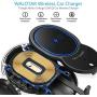 WALOTAR Wireless Car Charger CD Slot Phone Mount, Auto-Clamping 10W Qi Fast Charging Infrared Smart Sensor Air Vent Cell Phone Holder,Compatible with iPhone 11 Pro Max Xs Xr X 8,Samsung S10 S9 Note 10