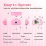 Kids Camera,MERLINAE Children Digital Rechargeable Video Toddler Educational Toys,Mini Child 2 inch Screen Support 1080P HD Recorder Toy,Great Gift for 3-12 Year Old Boys Girls Pink