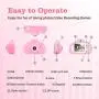 Kids Camera,MERLINAE Children Digital Rechargeable Video Toddler Educational Toys,Mini Child 2 inch Screen Support 1080P HD Recorder Toy,Great Gift for 3-12 Year Old Boys Girls Pink