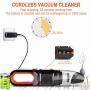 Portable Handheld Vacuum, ZesGood 7000PA Powerful Suction Rechargeable Cordless Hand Vacuum Cleaner with 120W Cyclonic Motor for Home Car Pet Hair Cleaning, Hand Held Vac for Wet Dry Using - Black