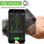 Wristband Phone Holder,HCcolo 360°Rotatable Universal Sports Wristband for iPhone X/8 Plus/8/7/6s,Galaxy S9 Plus/S9/S8 & Other 4”-6.5”Smartphone,Running Armband for Hiking Biking Walking (Wrist)