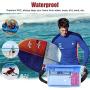 HeySplash Waterproof Pouch Bag with Waist Strap 2 Pack, Screen Touchable Dry Bag for Beach, Swiming, Running, Fishing, Kayaking, Keep Your Phone and Valuables Safe and Dry, Included Extra 1.9" Strap