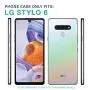 CasemartUSA Phone Case for [LG Stylo 6], [Fuze Series][Navy Blue] Shockproof Defender Transparent Protective Bumper Cover for LG Stylo 6 (Cricket, Boost, Sprint, T-Mobile, Metro, Verizon)