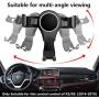 LUNQIN Car Phone Holder for 2014-2018 BMW X5 X6 SUV sDrive35i xDrive35i 40e 35d F15 F16 Auto Accessories Navigation Bracket Interior Decoration Mobile Cell Phone Mount