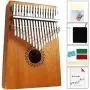 Kalimba Thumb Piano 17 Keys with mahogany Wood Portable Mbira Finger Piano Gifts for Kids and piano Beginners Professional (Matte brown) Kalimba Thumb Piano 17 Keys with mahogany Wood Portable Mbira Finger Piano Gifts for Kids and piano Beginners Professional (Matte brown)