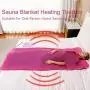 PinJaze Sauna Blanket Detox Far Infrared, Upgraded Stretch Out Hand Design Professional Fitness Machines Helps to Weight Loss and Relieve Pain(with Button Battery/110V US Plug)(Purple) PinJaze Sauna Blanket Detox Far Infrared, Upgraded Stretch Out Hand Design Professional Fitness Machines Helps to Weight Loss and Relieve Pain(with Button Battery/110V US Plug)(Purple)