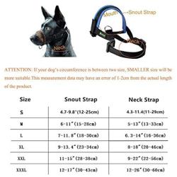 Nylon Dog Muzzle for Small,Medium,Large Dogs Prevent from Biting,Barking and Chewing,Adjustable Loop