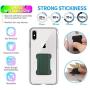 [2pc] Finger Strap Phone Holder - Ultra Thin Anti-Slip Universal Cell Phone Grips Band Holder for Back of Phone (Dark Green)