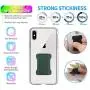 [2pc] Finger Strap Phone Holder - Ultra Thin Anti-Slip Universal Cell Phone Grips Band Holder for Back of Phone (Dark Green)