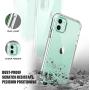 SKYLMW iPhone 11 Case 2019 6.1 inch,[Built in Screen Protector] Full Body Shockproof Dual Layer High Impact Protective Hard Plastic & Soft TPU with Phone Bumper Tough Cover Cases for Women Men,Clear