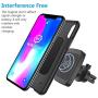 Magnetic Phone Car Mount, WixGear Universal Bite-Lock Air Vent Magnetic Phone Car Mount Holder, for Cell Phones with Swift-snap Technology