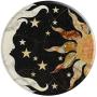 Black Vintage Moon Sun and Stars & Design PopSockets Grip and Stand for Phones and Tablets