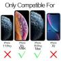 Mkeke Compatible with iPhone 11 Pro Max Screen Protector, iPhone Xs Max Screen Protector Tempered Glass [3 Pack][6.5"]